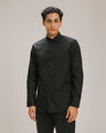 Camisa Negra Fit Slim,NEGRO